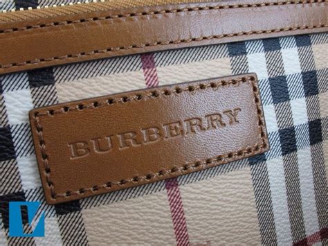 how to spot a fake burberry label|real burberry bag tags.